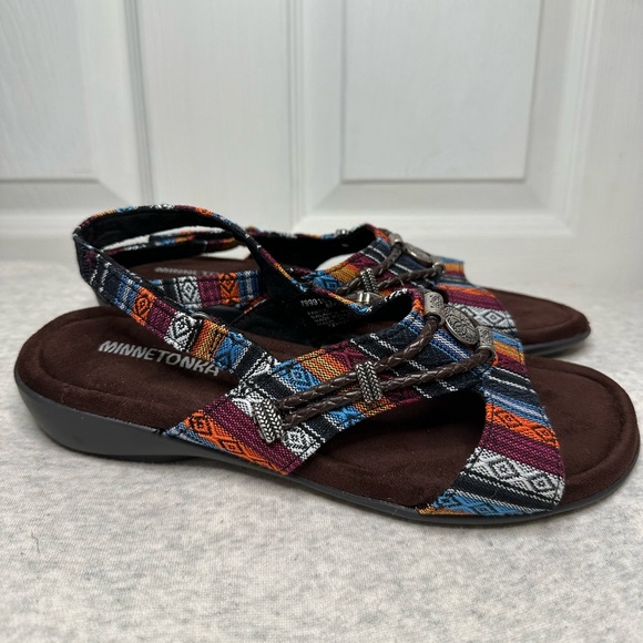 Minnetonka Aztec Inspired Sandals - Picture 1 of 6